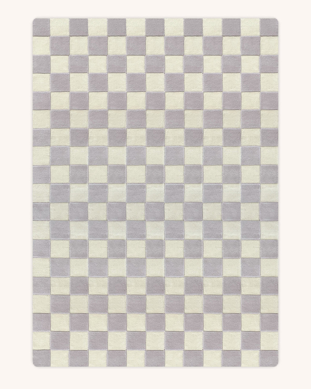 Checkerboard Rug Lilac 170 x 240