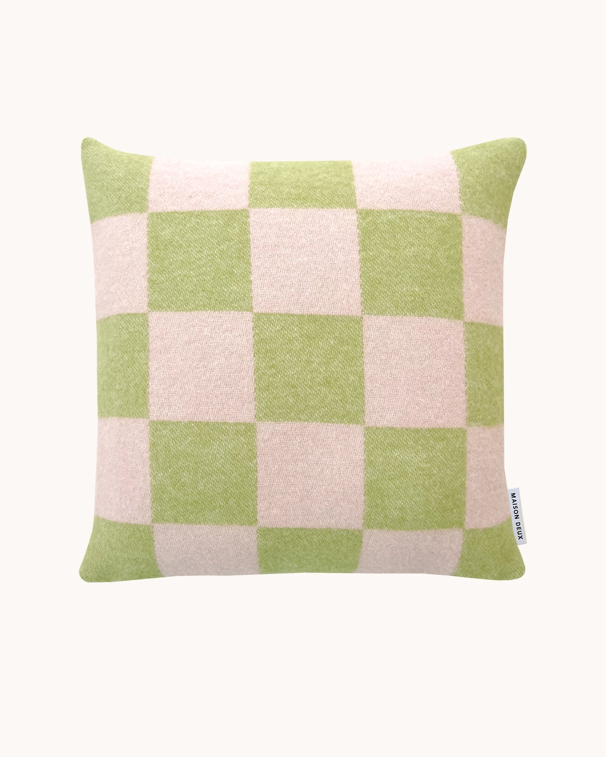 Kissenhülle Checkerboard Kiwi-Pink