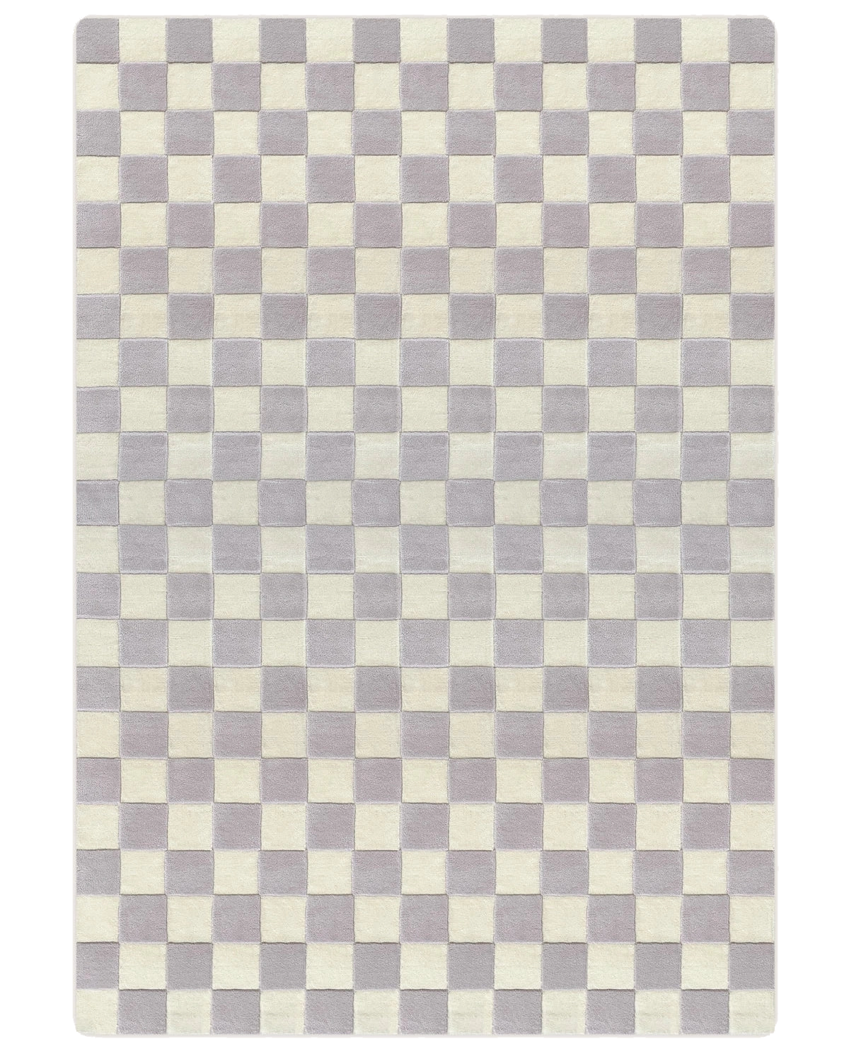 Teppich Schachbrettmuster Lilac 200 x 300 cm