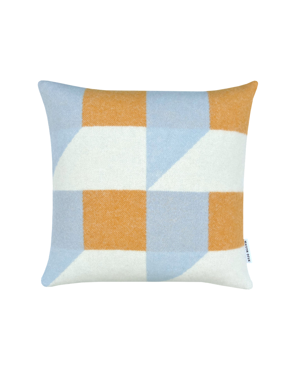 Cubics Cushion Cover Blue Honey