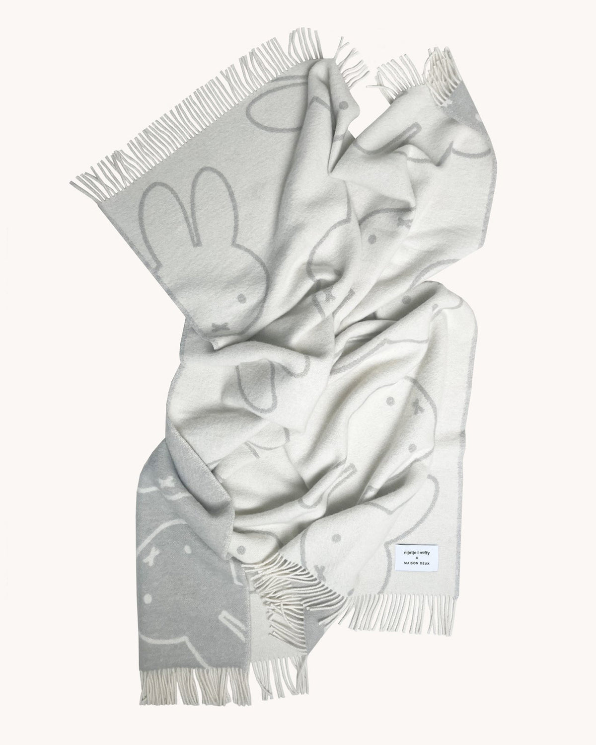 Miffy Blanket Cloud White