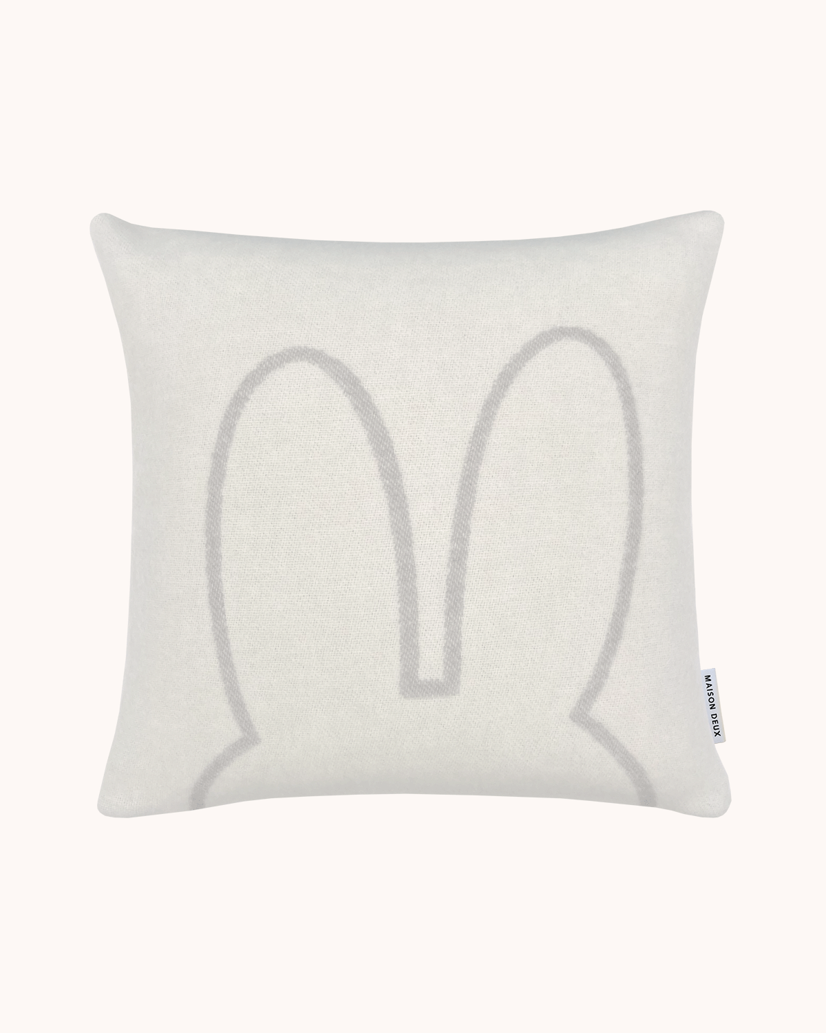 Kissenhülle Miffy Weiß Grau