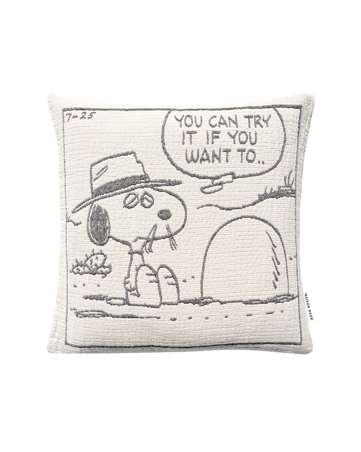 Housse de coussin Peanuts pierre