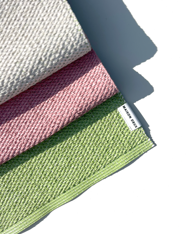 Vloerkleed Color Block Kiwi Pink 70 x 200 cm