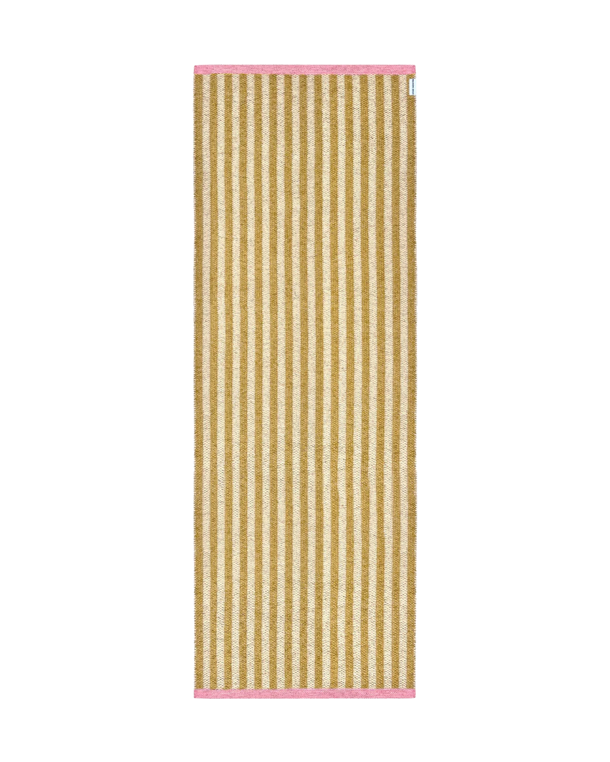 Streifenteppich Senfgelb 70 x 200 cm - Archive Sale