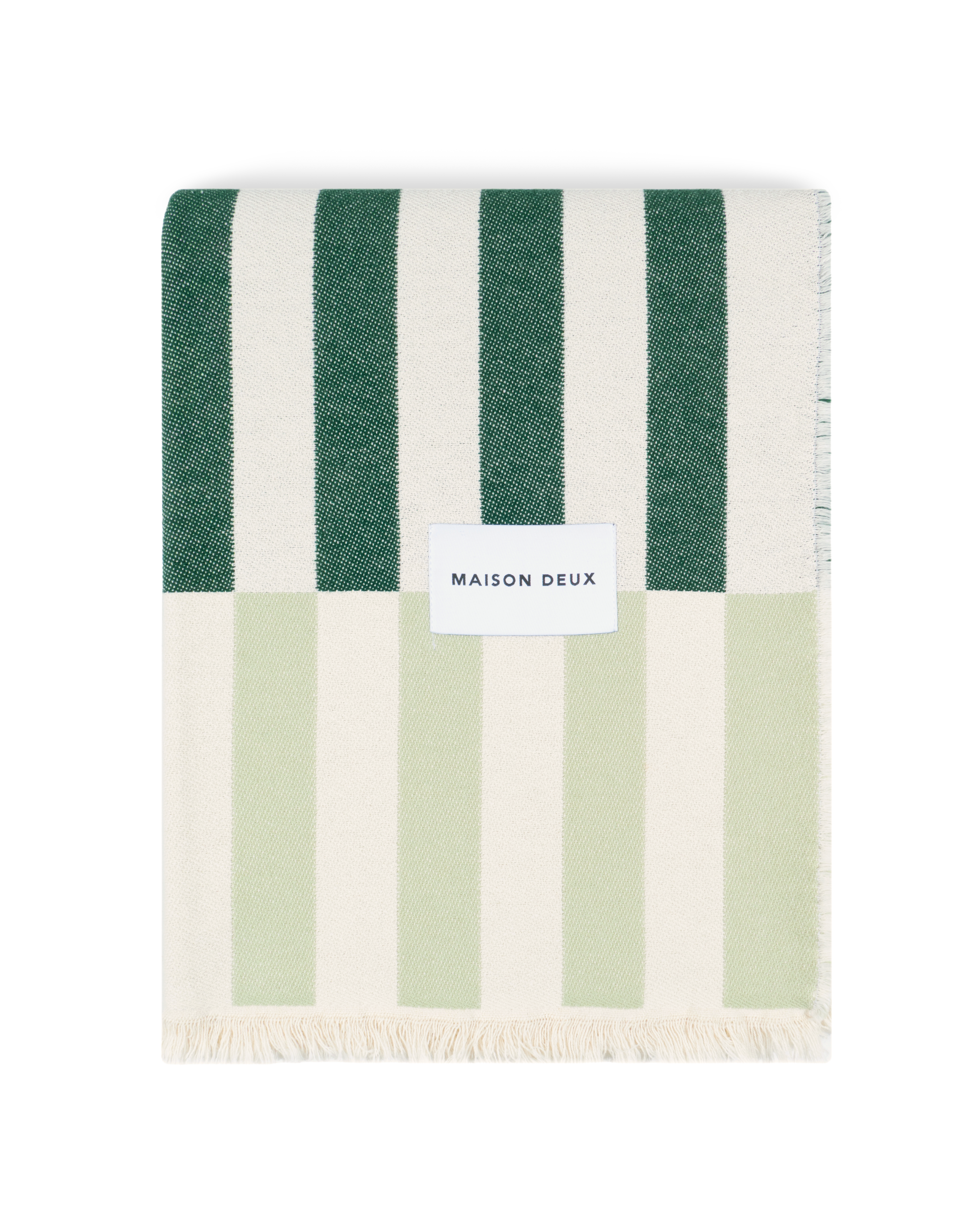 Tiles Blanket Sage Forest | Cotton Blanket – Maison Deux