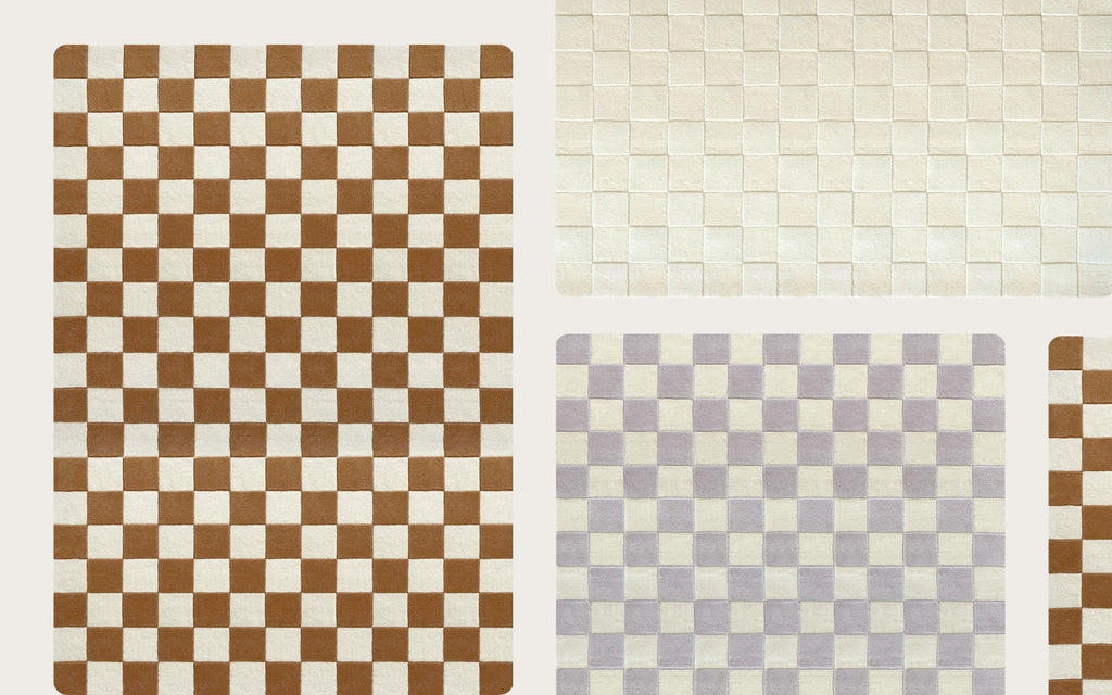 checkerboard rugs