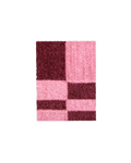 (SAMPLE) Chalky Check Deurmat Roze Bordeaux