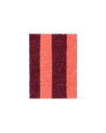 (SAMPLE) Wobbly Stripe Doormat Bordo Coral