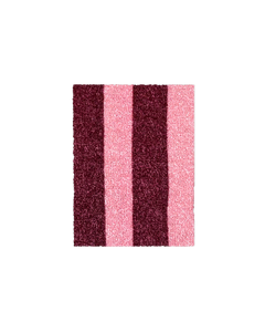 (SAMPLE) Wobbly Stripe Doormat Bordo Pink
