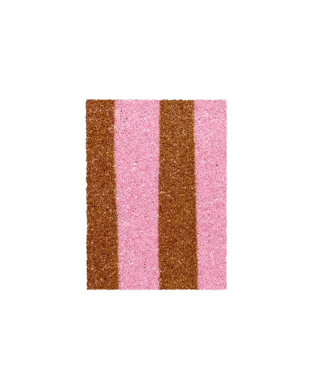 (SAMPLE) Wobbly Stripe Doormat Pink Toffee