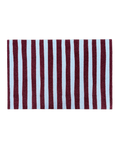 Wobbly Stripe Doormat Bordo Ice Blue