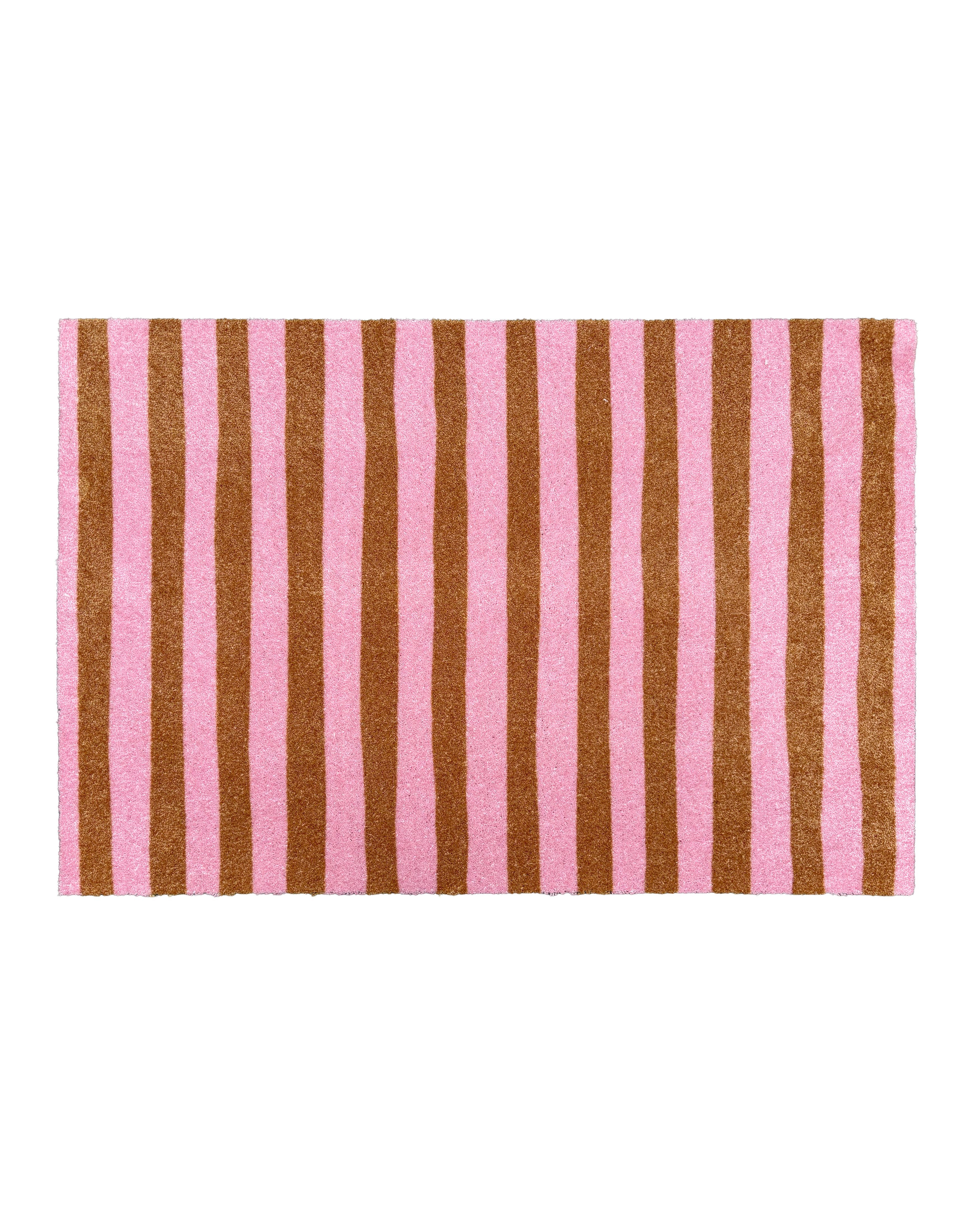 (SAMPLE) Wobbly Stripe Doormat Pink Toffee