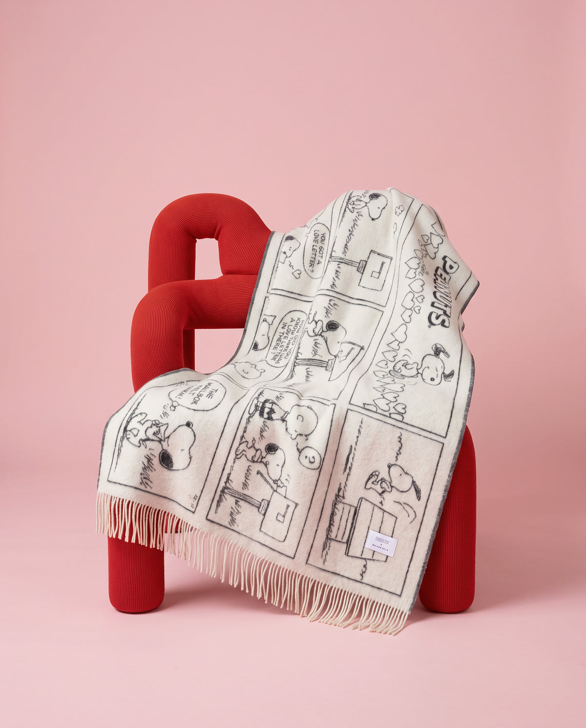 Peanuts Decke Comic Love Letter