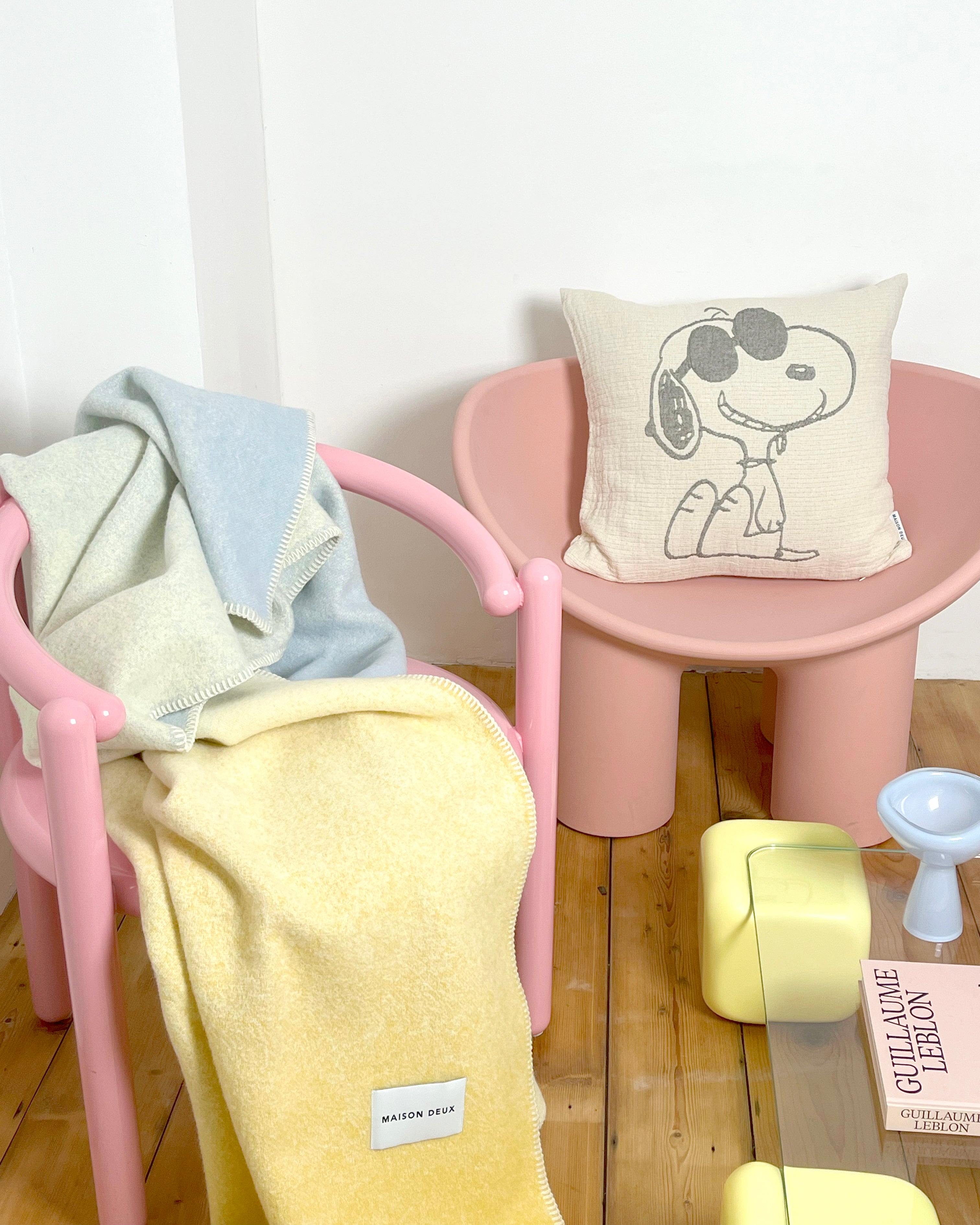 maison de famille クッションカバー Cushions Peanuts X Maison Deux