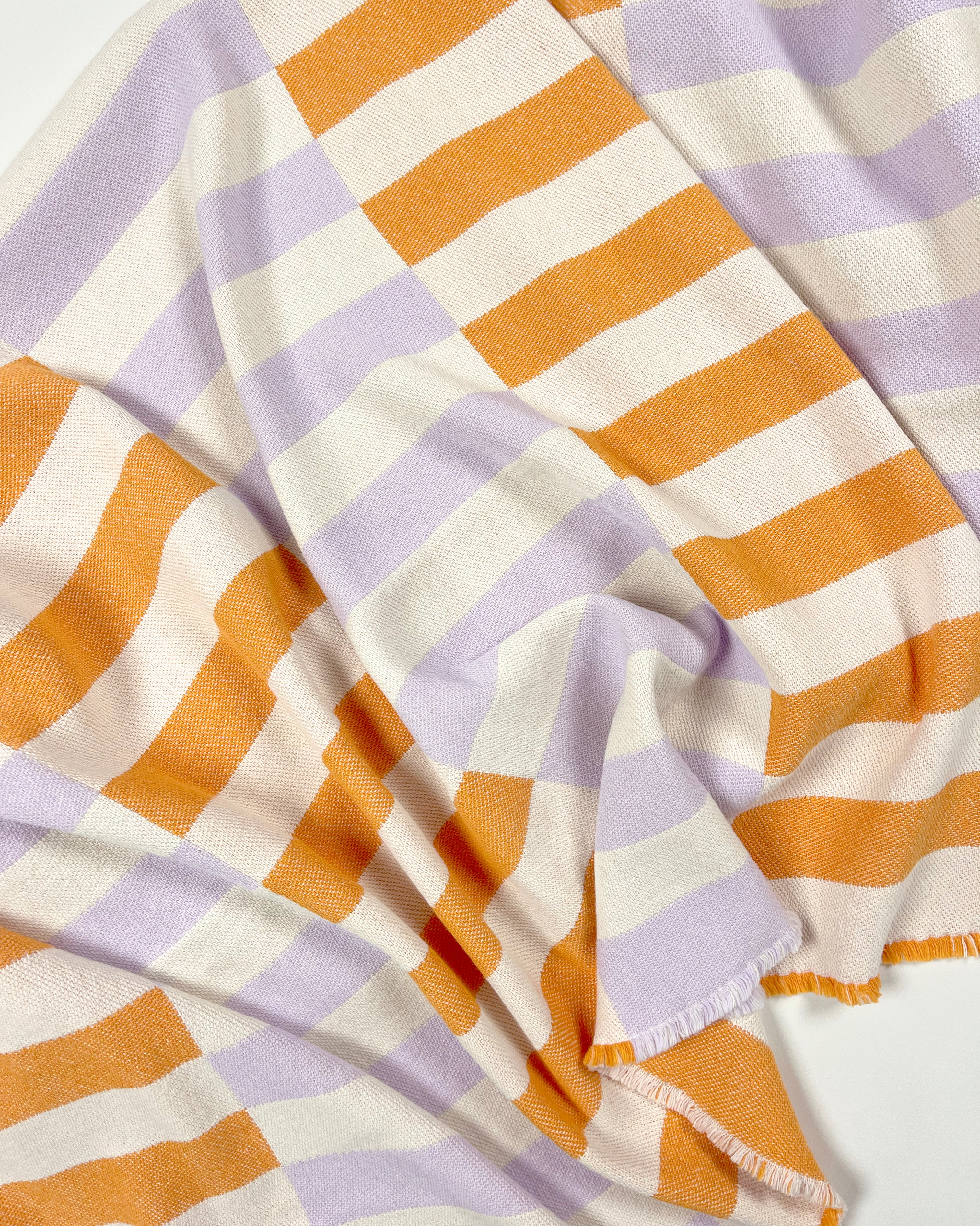 Tiles Blanket Papaya Lilac
