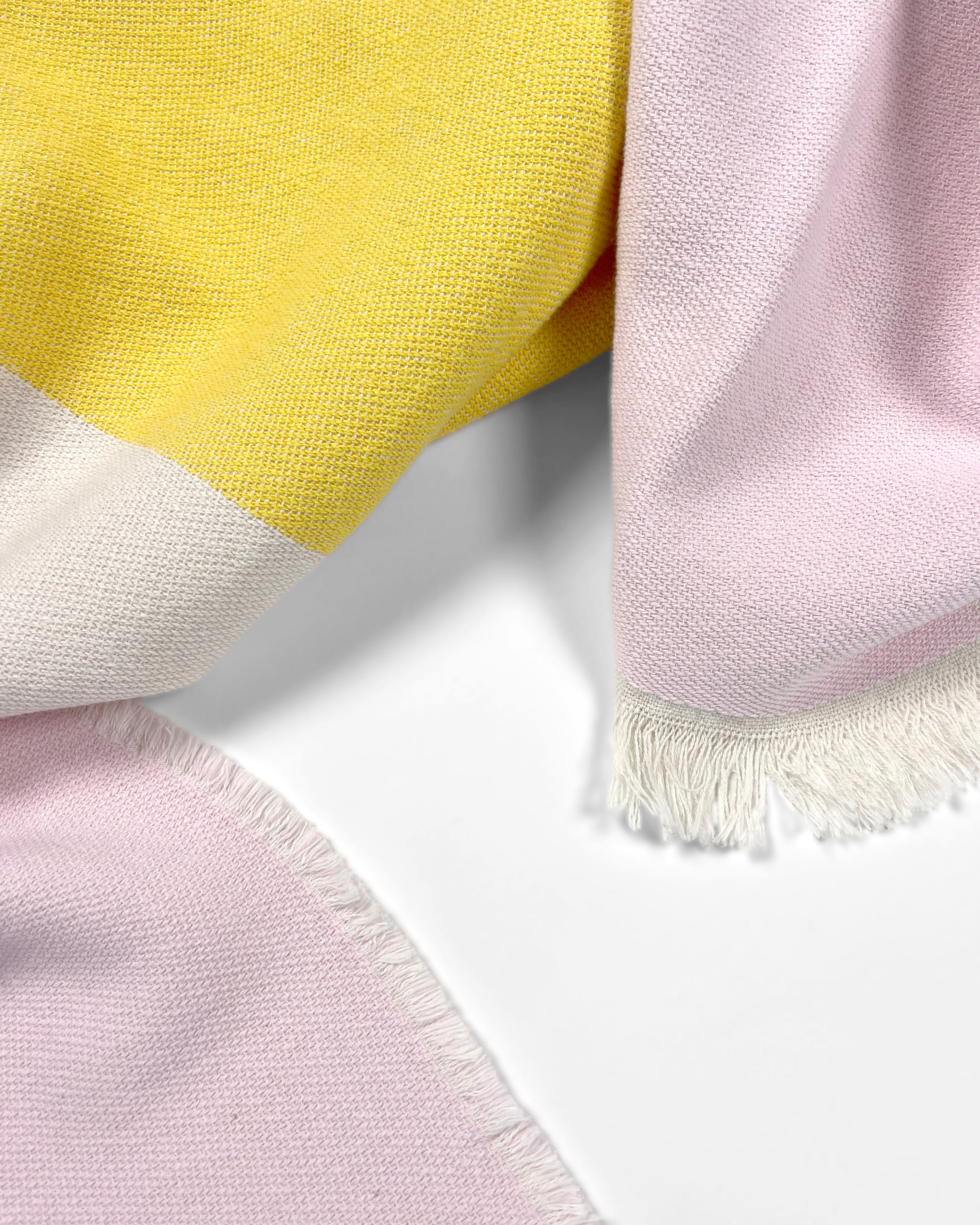 Check Bold Blanket Pink Sun