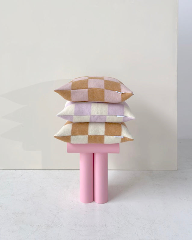 Wool Cushions Checkerboard