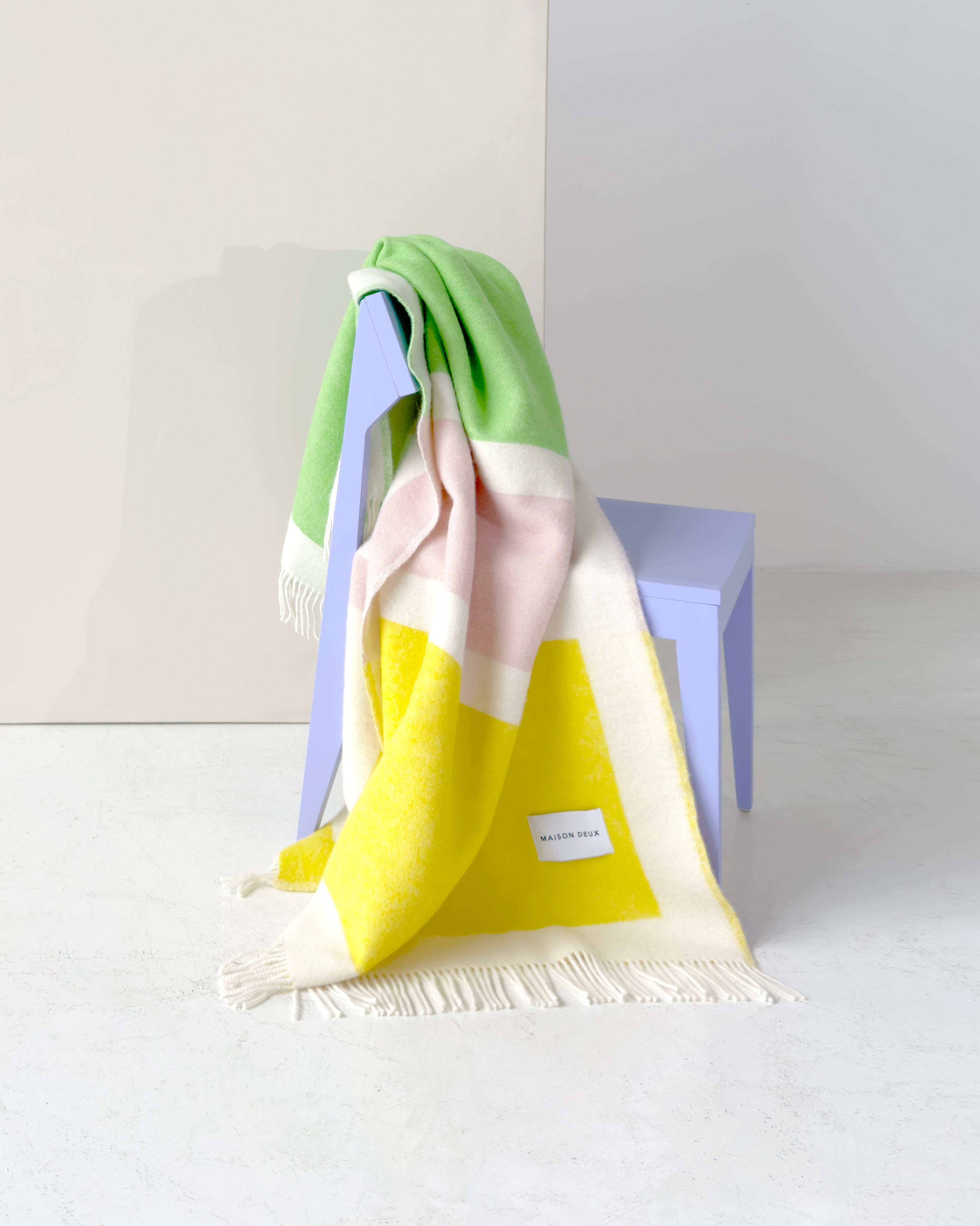 Color Block Blanket No.2 Yellow – Maison Deux