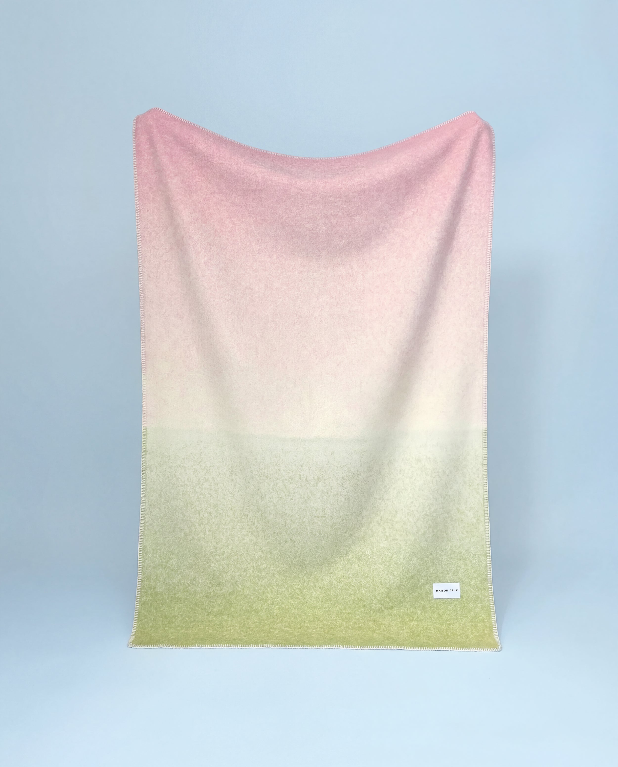 Gradient Blanket Mojito | Wool Blanket – Maison Deux