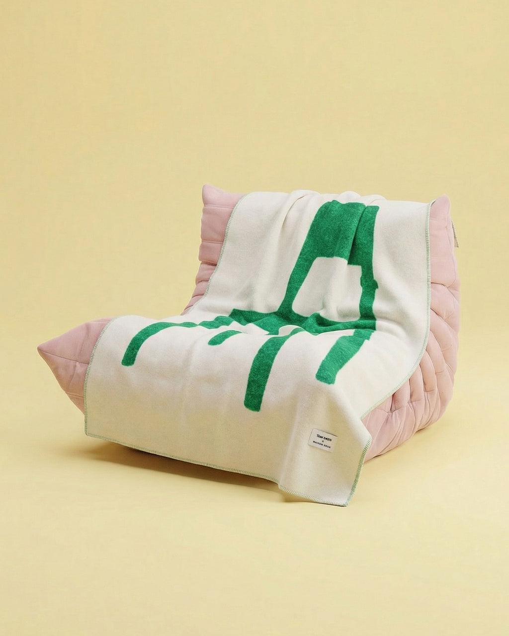 Splitted Chair Blanket Grass 130 x 200 cm