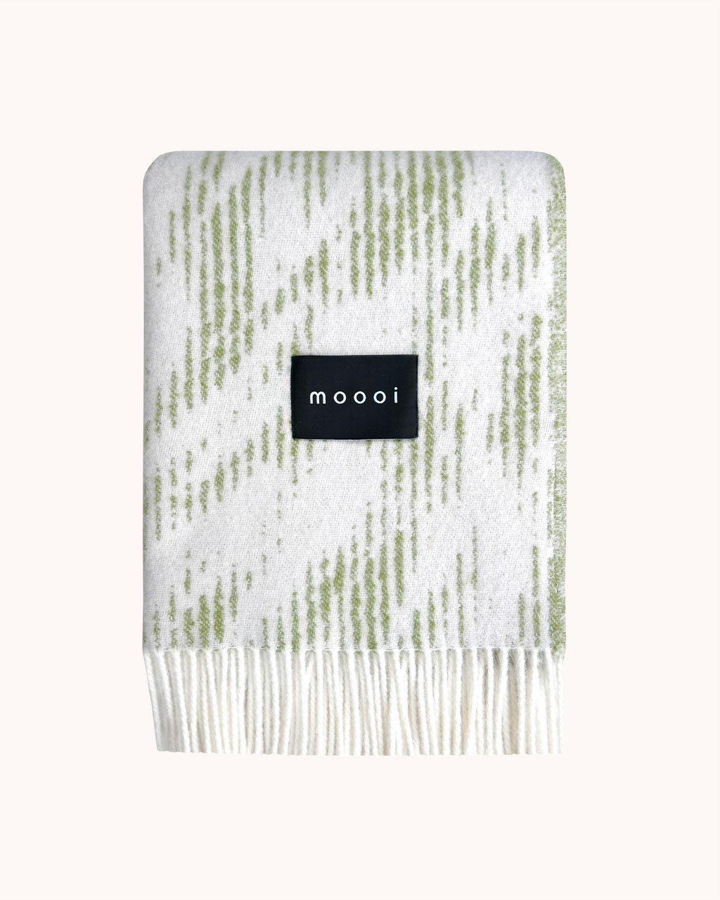 Moooi Blanket - Blushing Sloth Olive Cream