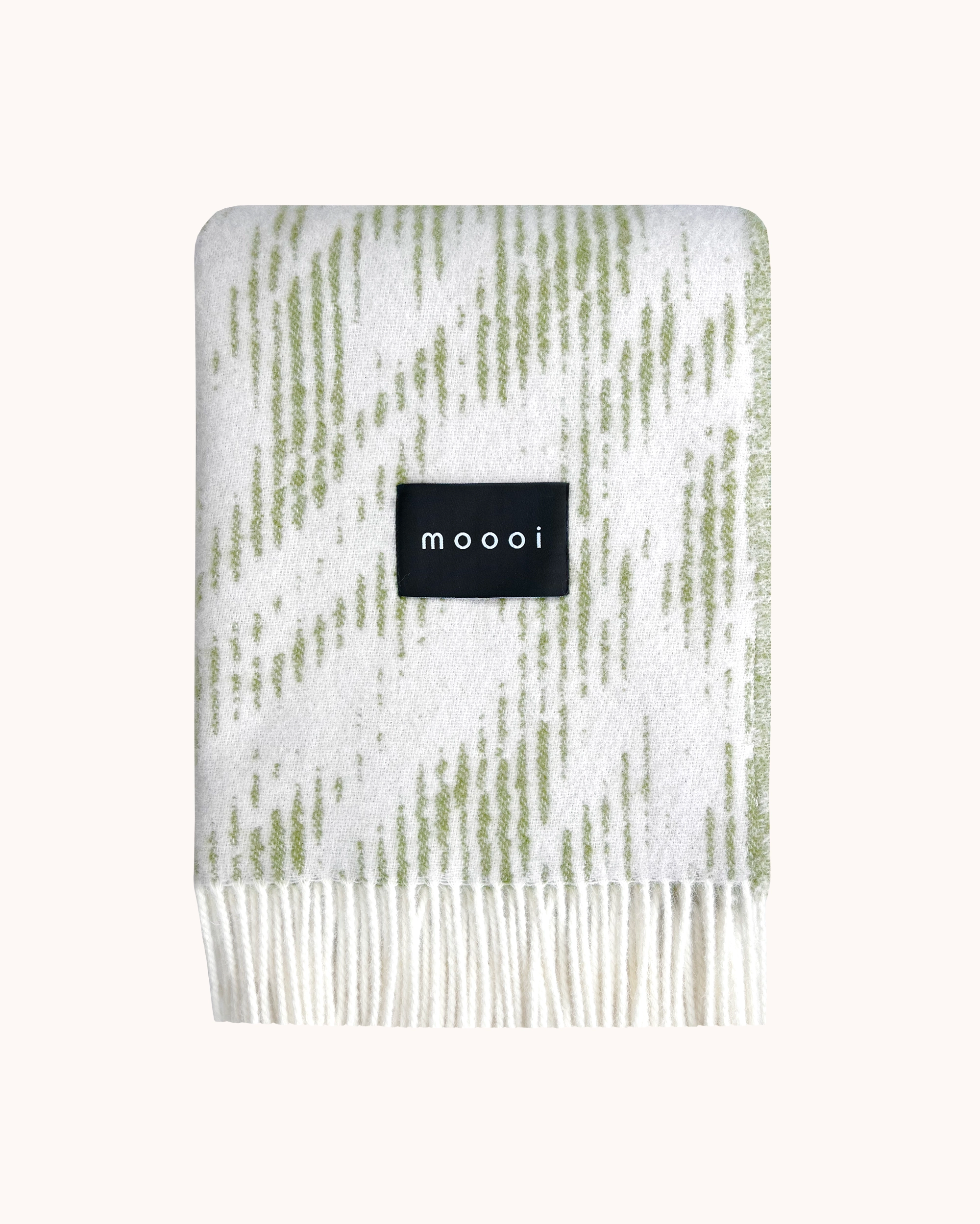 Moooi Blanket - Blushing Sloth Olive Cream