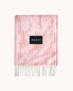 Moooi Blanket - Blushing Sloth Pink Rust