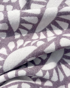 Moooi Blanket - Woodblock Beetle Plum Cream