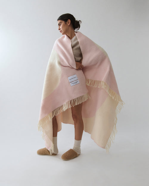 Hygge Blanket Silver Pink