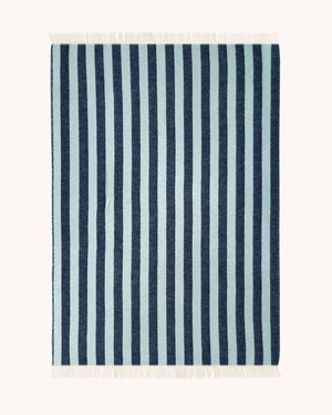 Candy Wrap Blanket Navy Ice Blue
