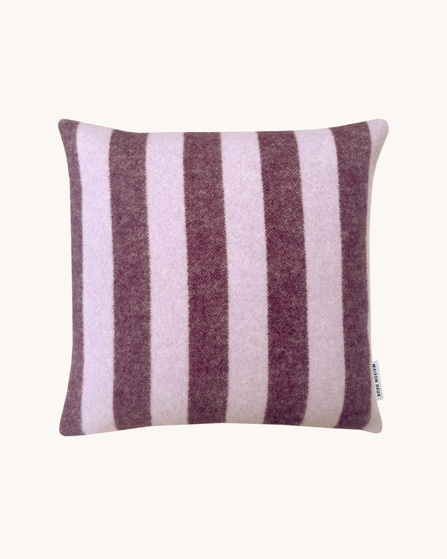 Coussin Candy Wrap Lilas Aubergine