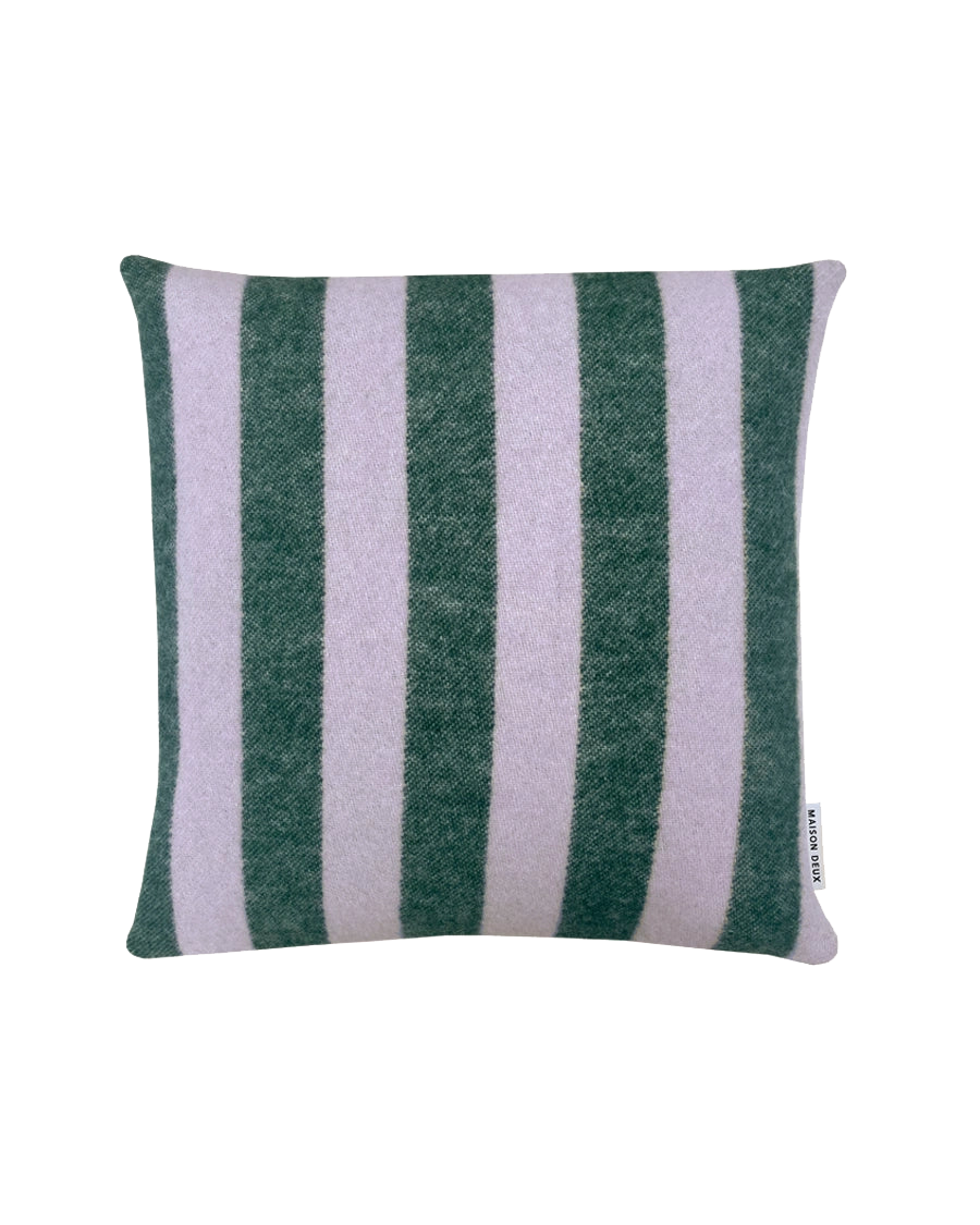 Housse De Coussin Candy Wrap Lilas Vert