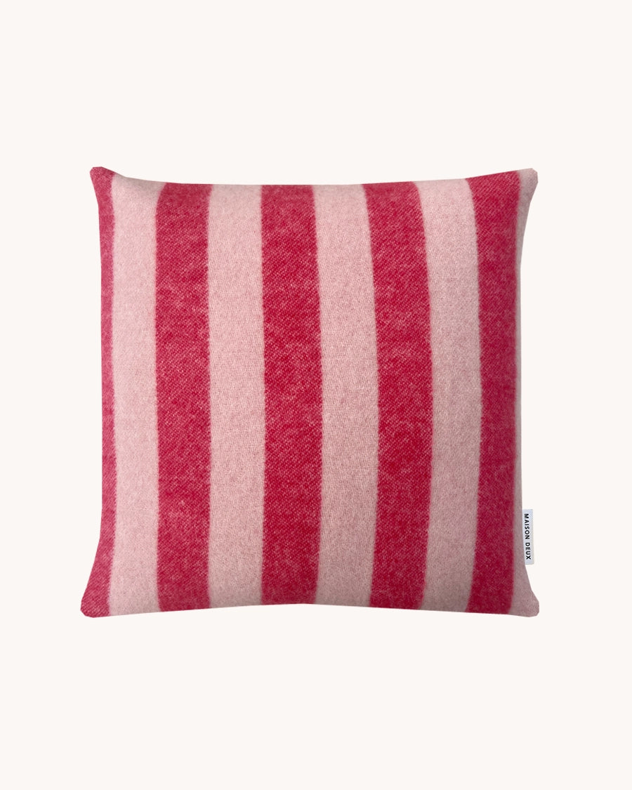 Coussin Candy Wrap Rose Cerise