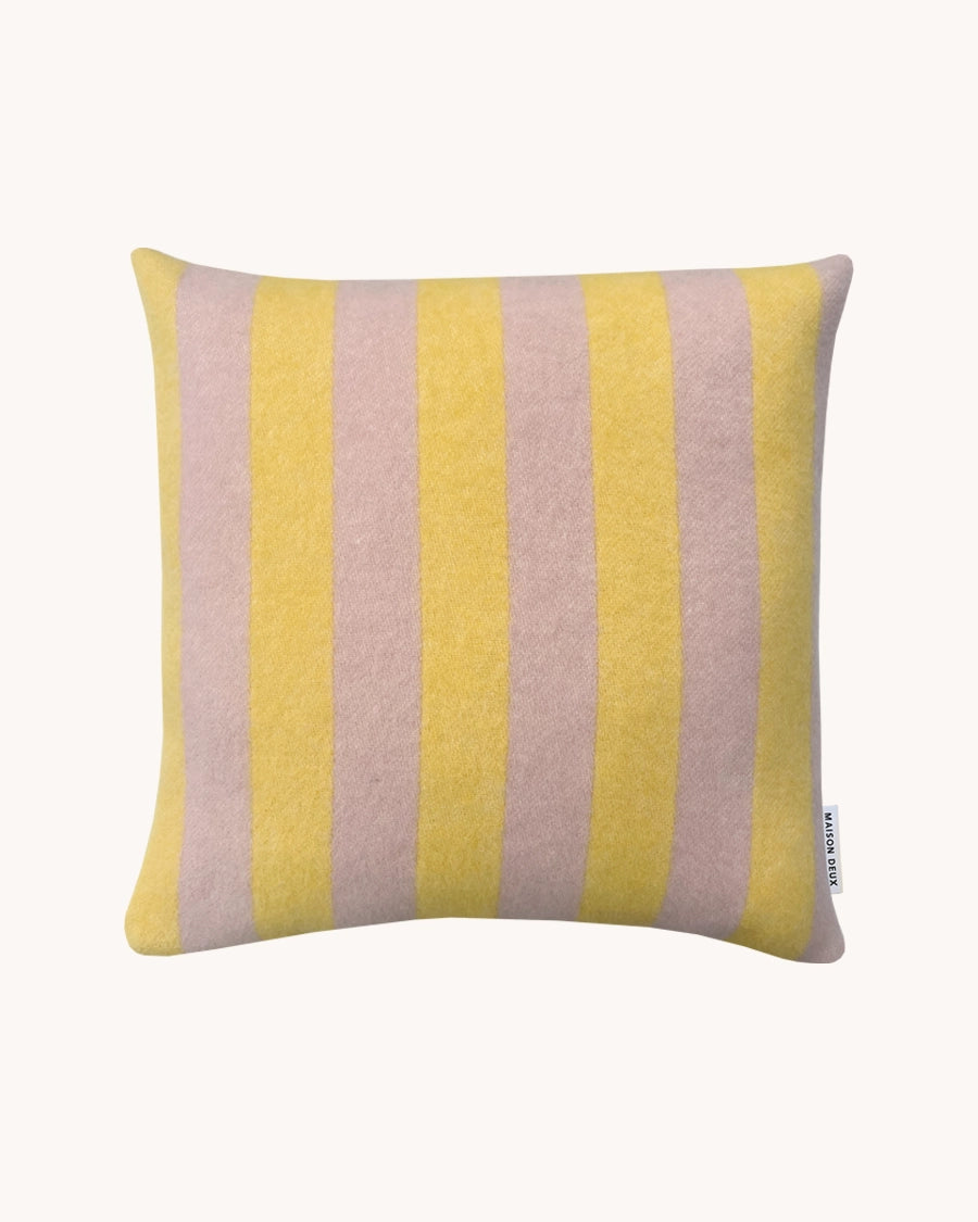 Coussin Candy Wrap Rose Jaune