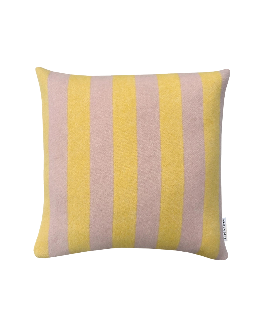 Candy Wrap Kissen Pink-Gelb
