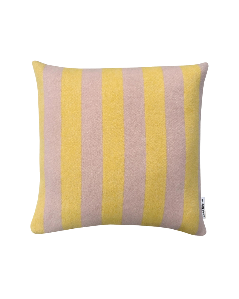 Candy Wrap Kissen Pink-Gelb