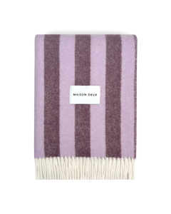 Candy Wrap Blanket Lilac Aubergine - Sample Sale