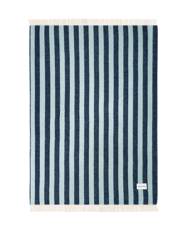 Candy Wrap Blanket Navy Ice Blue