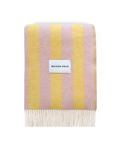 Candy Wrap Blanket Pink Yellow - Sample Sale