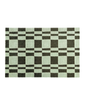 Design Doormat Custom Size - Chalky Check Olive Sage