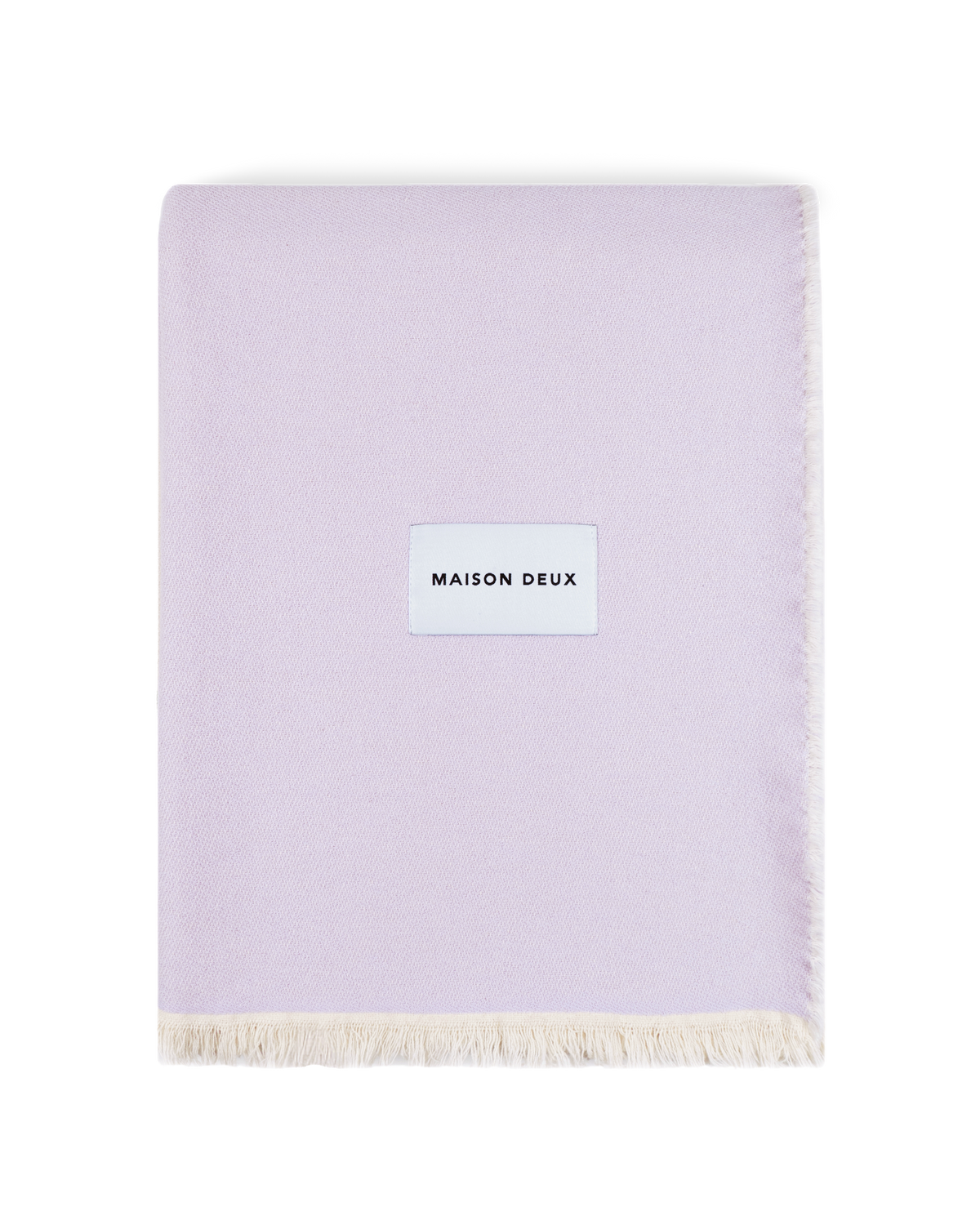 Check Bold Blanket Lilac Forest | Cotton Blanket – Maison Deux