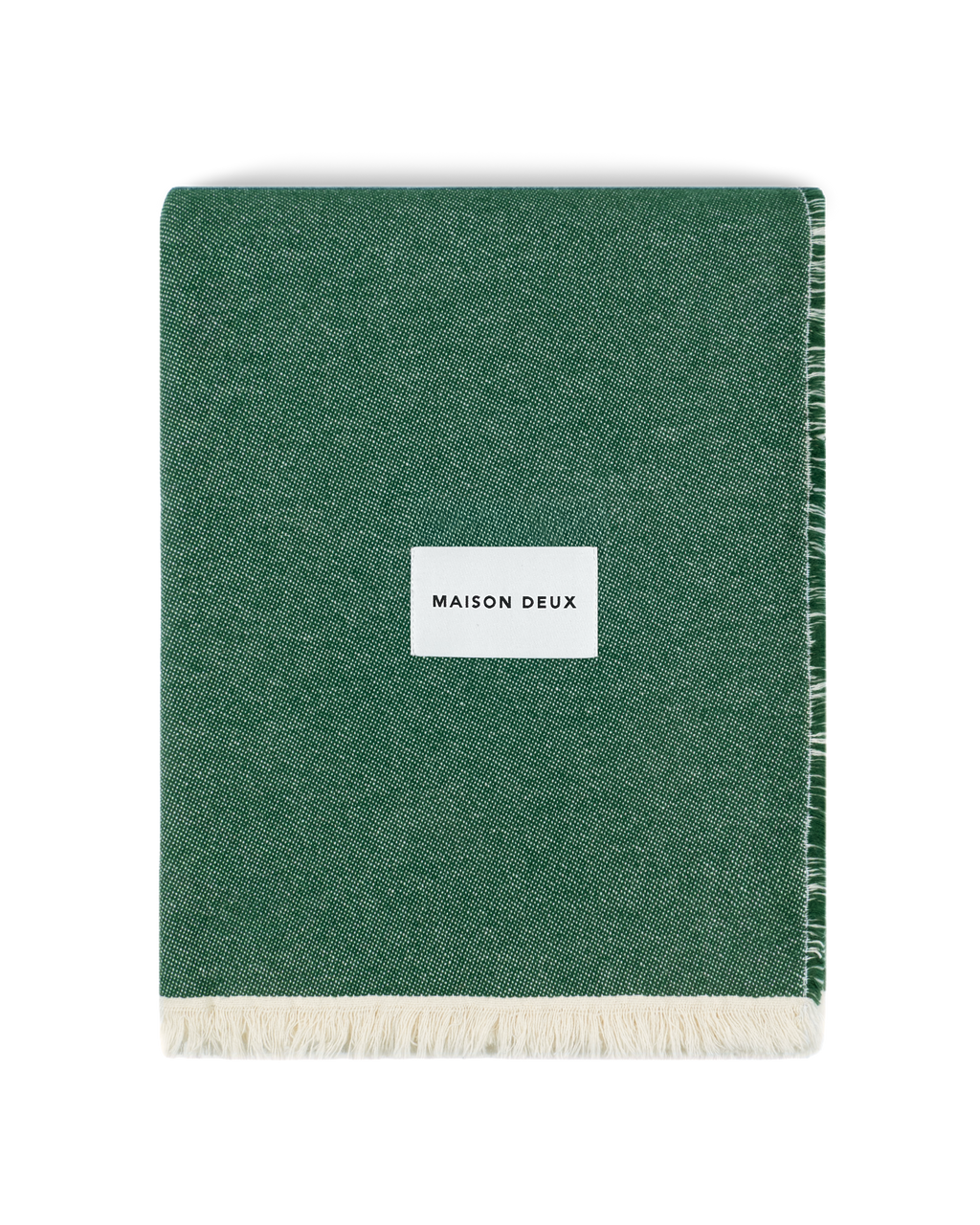 Check Bold Blanket Forest Blue