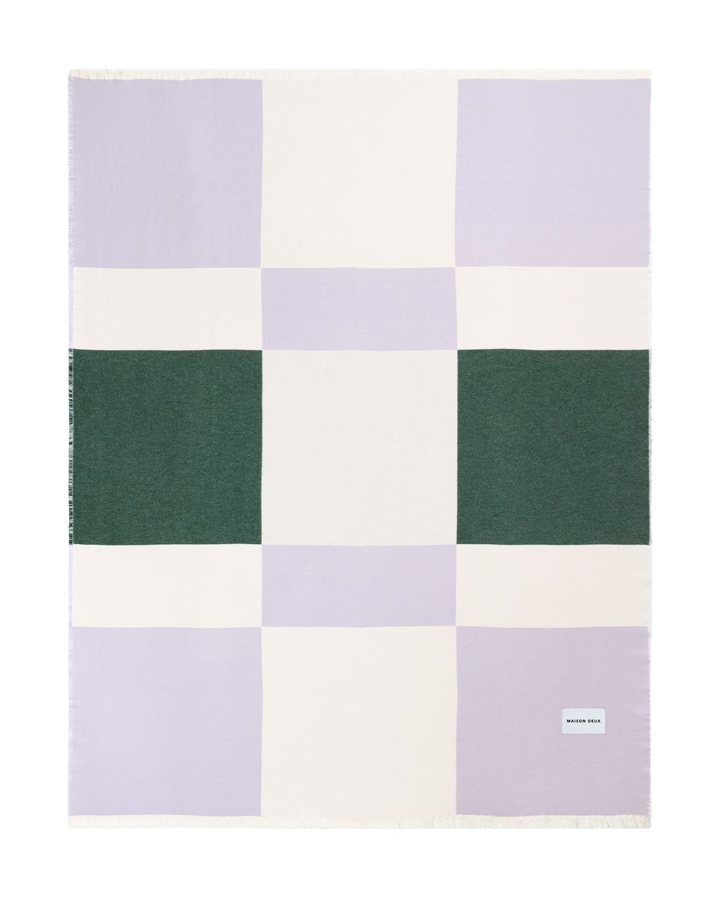 Check Bold Blanket Lilac Forest