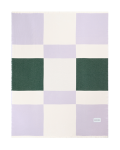 Check Bold Blanket Lilac Forest