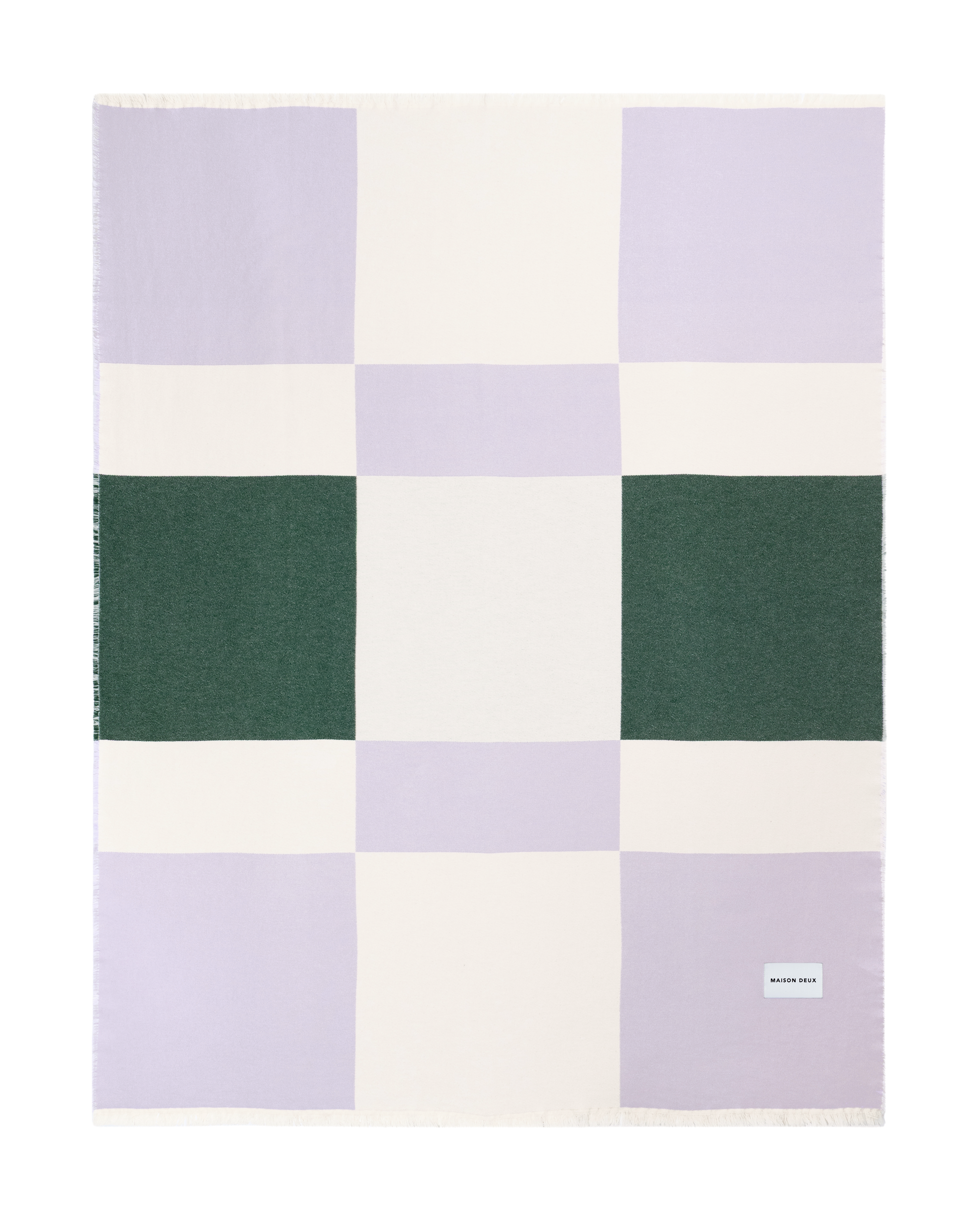 Check Bold Blanket Lilac Forest