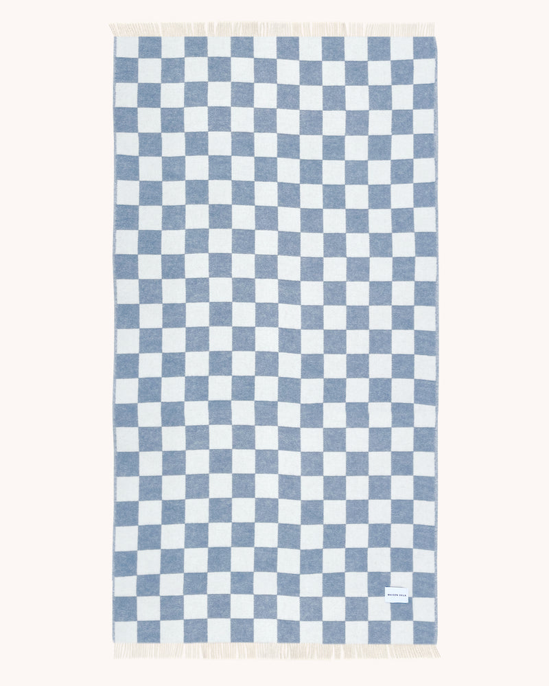 Checkerboard Plaid XL Denim Wit