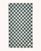 Schachbrettmuster-Decke XL Grün-Pink