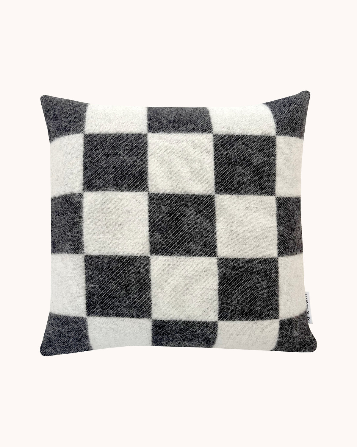 Kissenhülle Checkerboard Schwarz-Weiß
