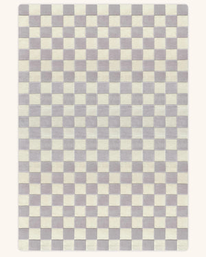 Checkerboard Rug Lilac 200 x 300